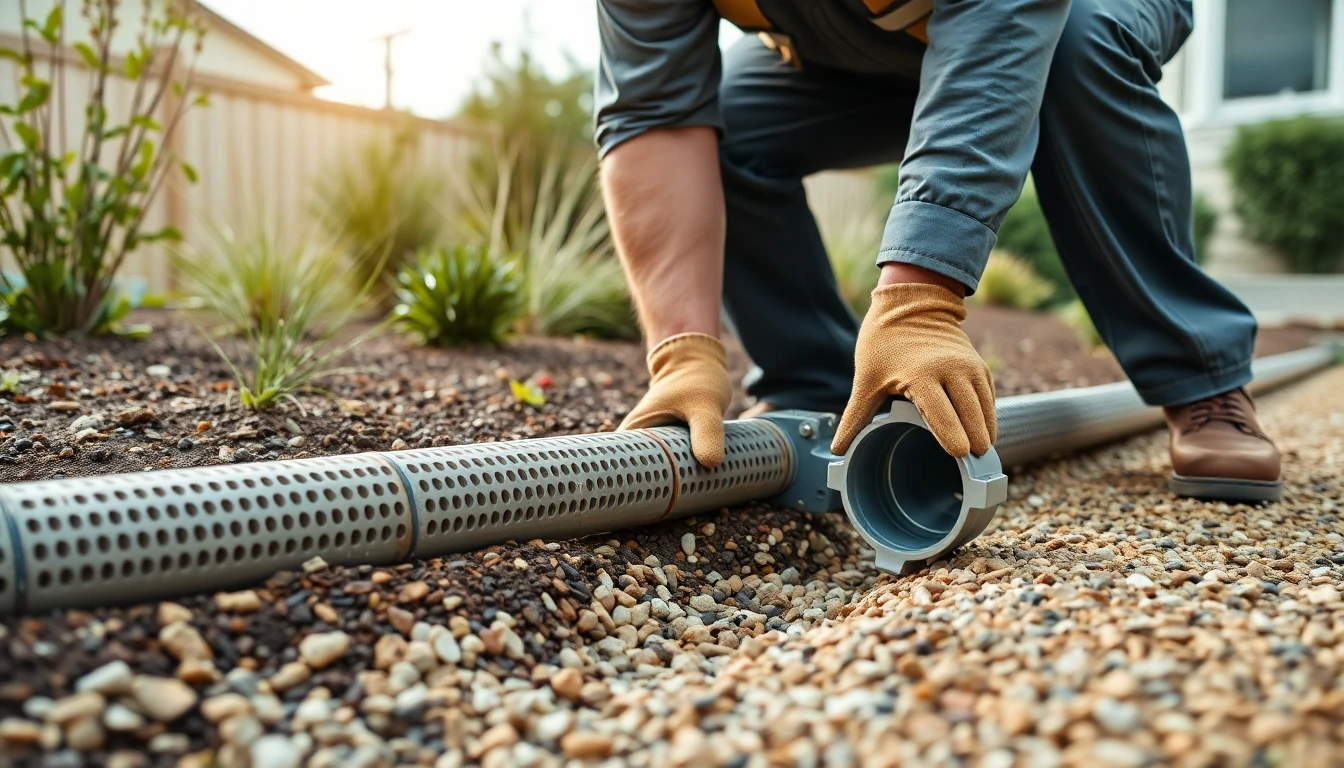 French Drain Installation for Foundation Protection